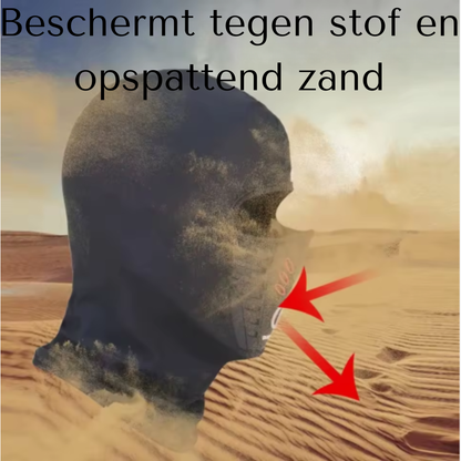 Aoroshield gezichtsmasker - winddicht en thermisch