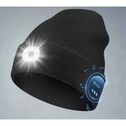 LumiTune Bluetooth Muts – Met LED-Licht en Draadloze Speakers